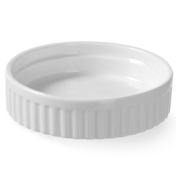CIEBIL bļoda cepšanai līdz 600c porcelāna diametrā 100 mm augstums 25 mm - Hendi 783627