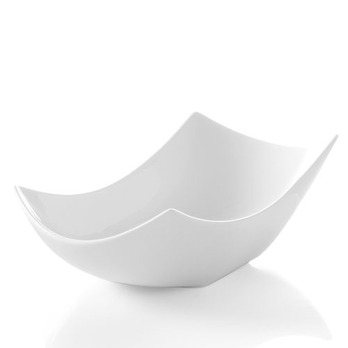 Dekoratīvā bļoda vaniļas balta porcelāna 225x111x62mm - Hendi 785560