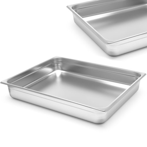 Konteiners GN 2/1 nerūsējošā tērauda profilas līnijas augstums 100 mm - Hendi 801123