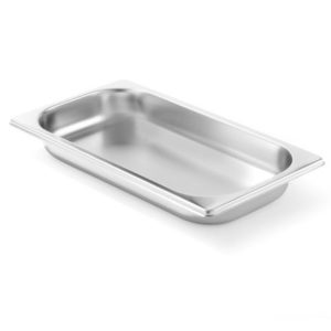 Konteiners GN 1/3 nerūsējošā tērauda profilas līnijas augstums 65 mm - Hendi 801536