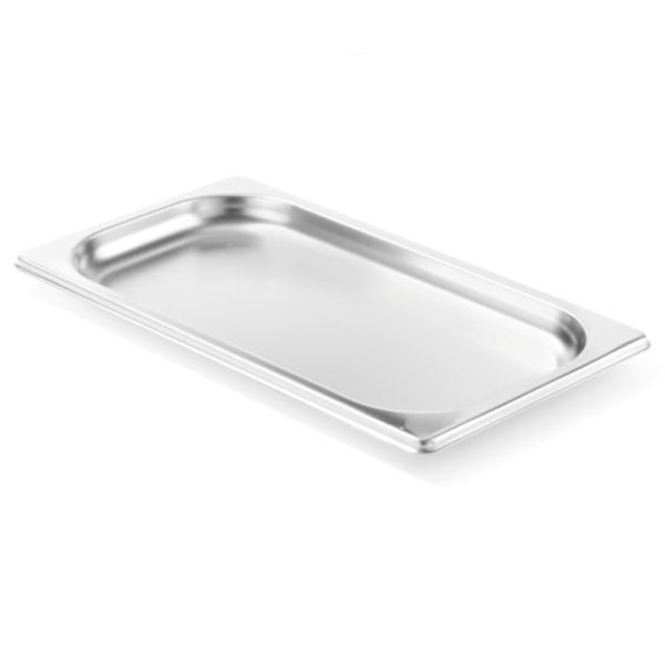 Konteiners GN 1/3 nerūsējošā tērauda profilas līnijas augstums 20 mm - Hendi 801550