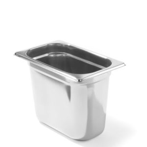 Konteiners GN 1/4 nerūsējošā tērauda profilas līnijas augstums 150 mm - Hendi 801611