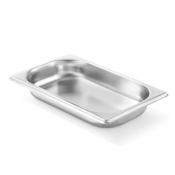 Konteiners GN 1/4 nerūsējošā tērauda profilas līnijas augstums 20 mm - Hendi 801659