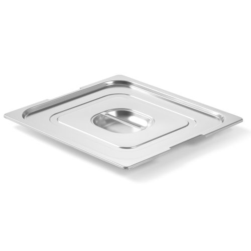 GN PROFI līnijas konteinera vāks ar griezumu GN1/4 265X162MM rokturiem nerūsējošā tērauda - Hendi 804247