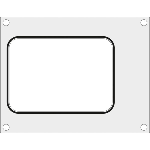 Matricas forma MCS metinātājiem paplātei bez nodaļas 187x137 mm - Hendi 80565