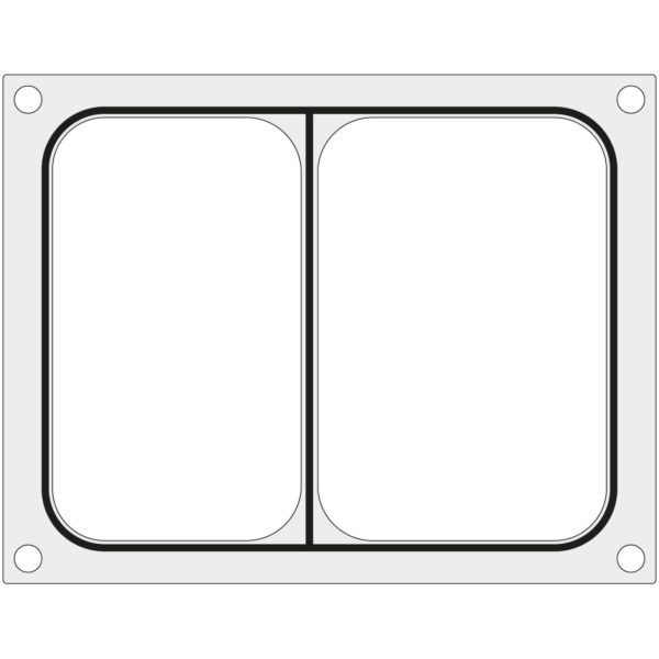 Matricas forma Duni DF10 metināšanas mašīnai 227x178 mm dioksīdam - Hendi 805800