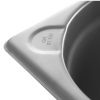 GN 1/4 trauks, tērauda, ​​Kitchen Line, augstums 150 mm - Hendi 806548