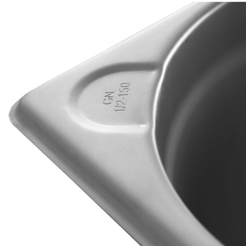 GN 2/3 trauks, tērauda, ​​Kitchen Line, augstums 65 mm - Hendi 806227