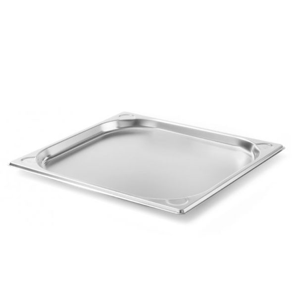 GN 2/3 trauks, tērauda, ​​Kitchen Line, augstums 40 mm - Hendi 806210