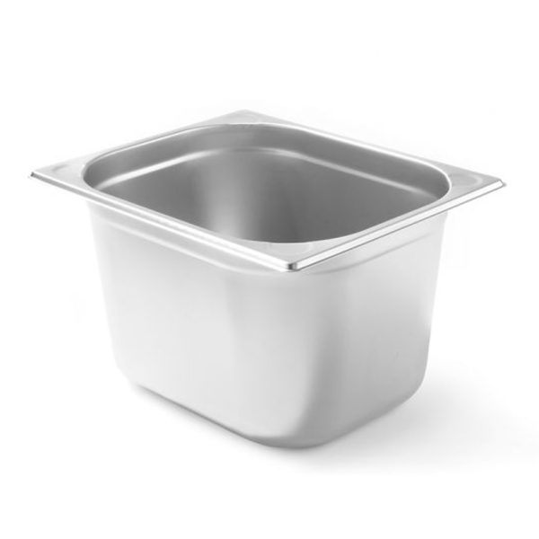 GN 1/2 trauks, tērauda, ​​Kitchen Line, augstums 200 mm - Hendi 806357