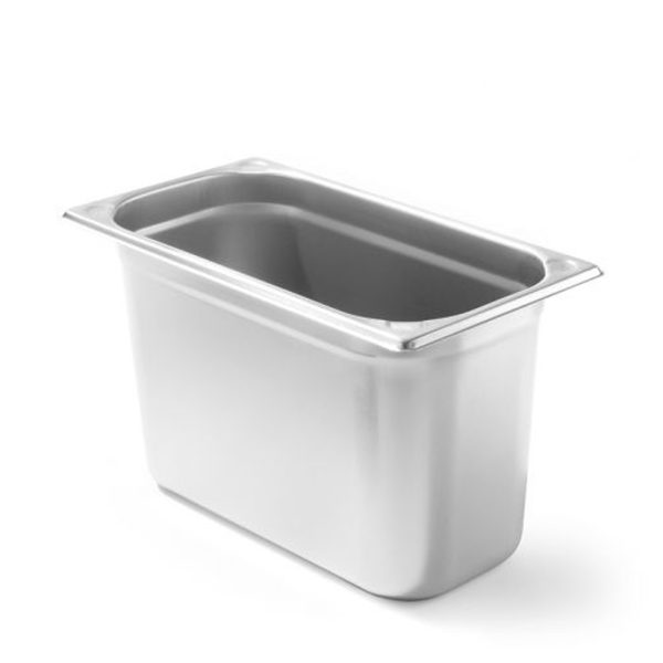 GN 1/3 trauks, tērauda, ​​Kitchen Line, augstums 200 mm - Hendi 806456