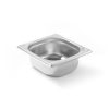 GN 1/6 trauks, tērauda, ​​Kitchen Line, augstums 65 mm - Hendi 806623