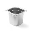 GN 1/6 trauks, tērauda, ​​Kitchen Line, augstums 100 mm - Hendi 806630