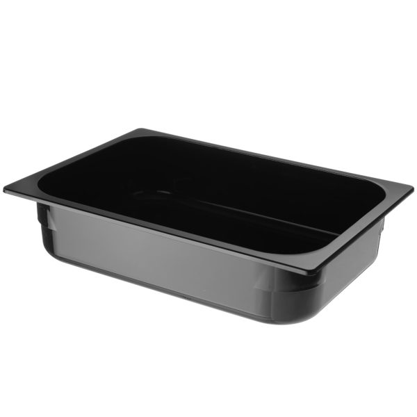 CuvetoA konteiners polikarbonam 360x250x80mm - melns 5L - Hendi 807071