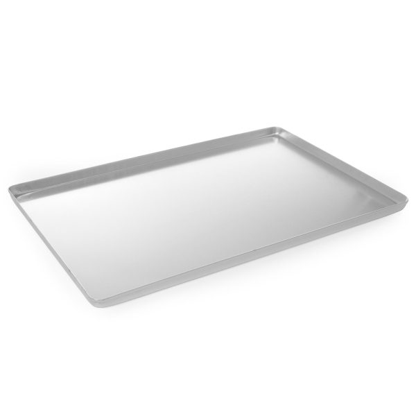 Mīklas konditorejas paplāte 30x20cm - sudrabs