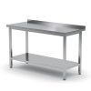 Galda darba virsmas virtuves sienas sienas ar malu un 160x60cm plauktu - Hendi 811498