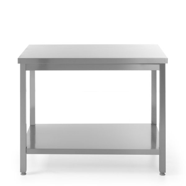 Centrālais darba galds ar plauktu - pieskrūvēts 1000 x 600 cm Hendi 811511