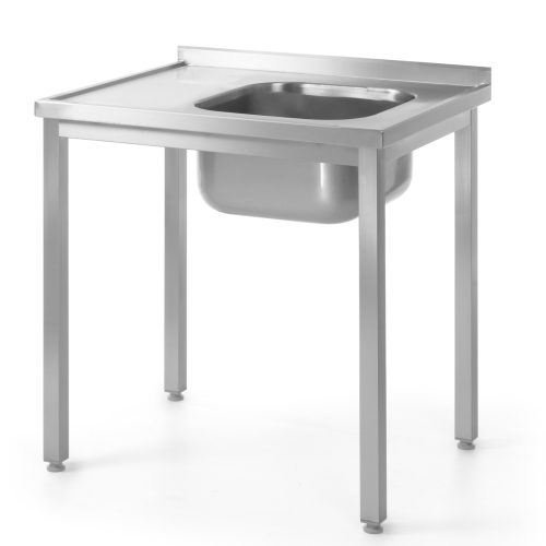 Galda darba virtuve ar 100x60cm izlietni pa labi - Hendi 811573