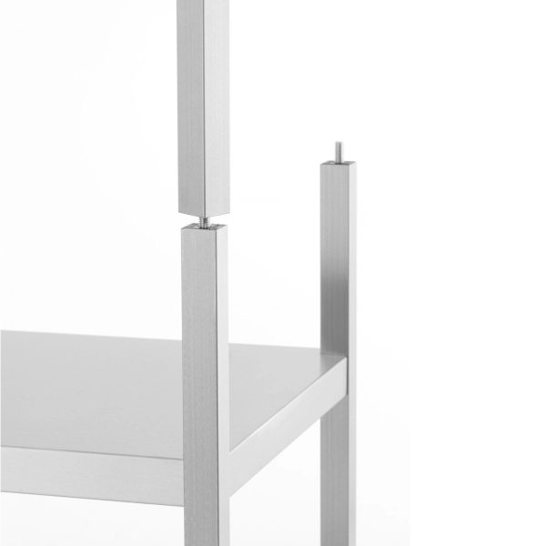 Metāla noliktavas plaukts 5 plaukti 900 x 450 x 1800 mm - Hendi 813041