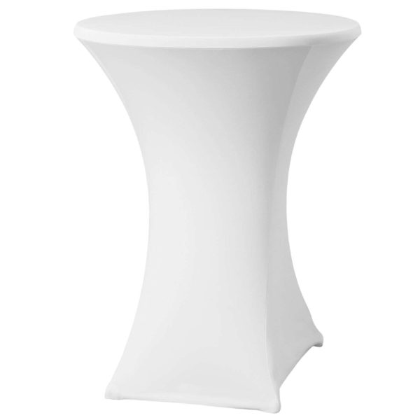 Ēdināšanas galdautu apaļais simpozijs Avg. 70cm - balts