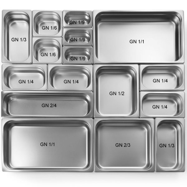 Gastronomijas konteiners krāsnīm Gn 1/2 augstums 40 mm - Hendi 816073