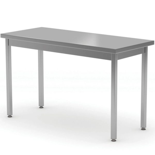 Galda darba virsma virtuves centrālajai tērauda virtuves līnijai 800 x 600 x 850 mm - Hendi 816196