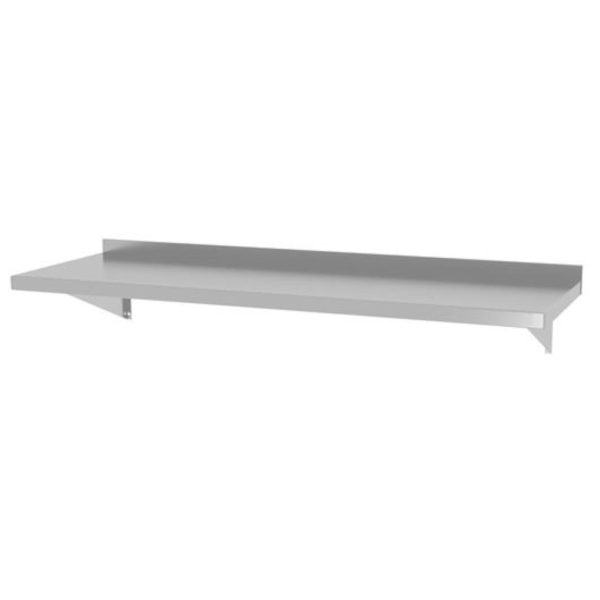 Pastaigas sienas plaukts uz nerūsējošā tērauda konsolēm metinātas 80x30 cm - Hendi 816486
