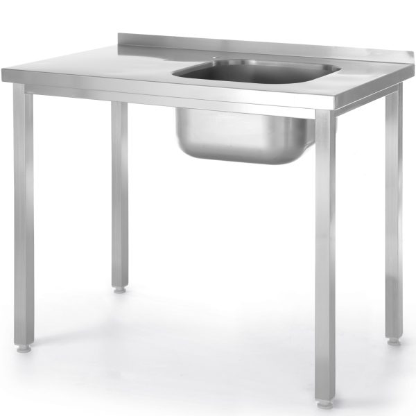 Baseina vienas izlietnes labās budžeta līnija STAL 1000 x 600 x 850 cm - Hendi 816783