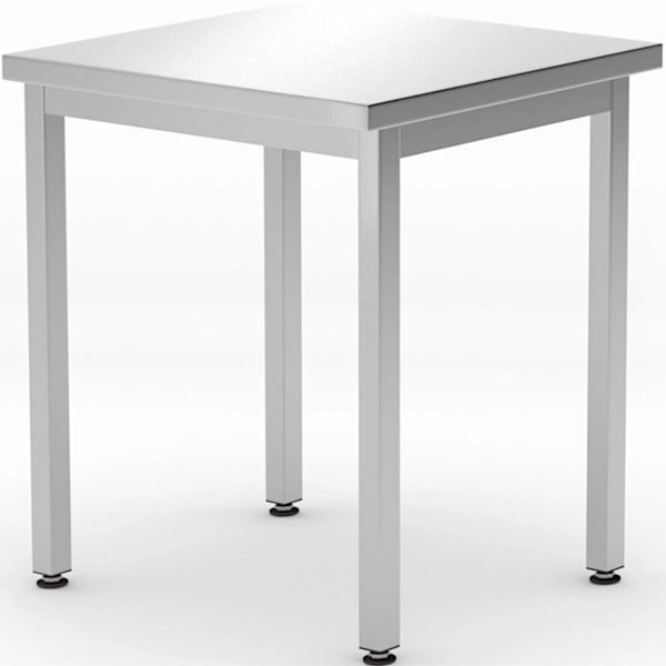 Galda darba virsmas virtuves centrālā tērauda budžeta līnija 600 x 600 x 850 mm - Hendi 817056