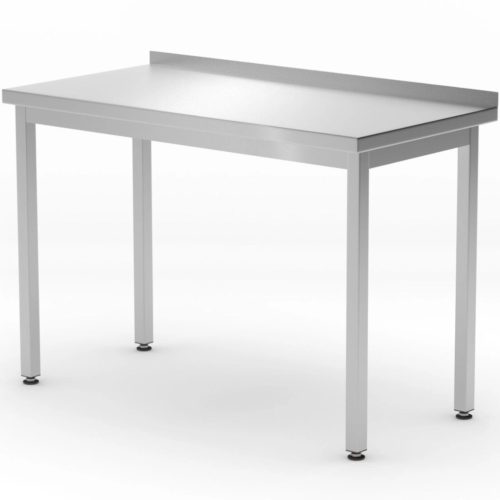 Galda sienas augšdaļa ar malas budžeta līniju tērauda 1200 x 600 x 850 mm - Hendi 817216