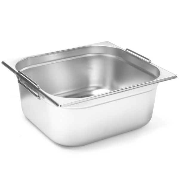 Gastronomiskais trauks GN 2/3 ar izvelkamiem rokturiem 354x325x150mm 13L Hendi 817247