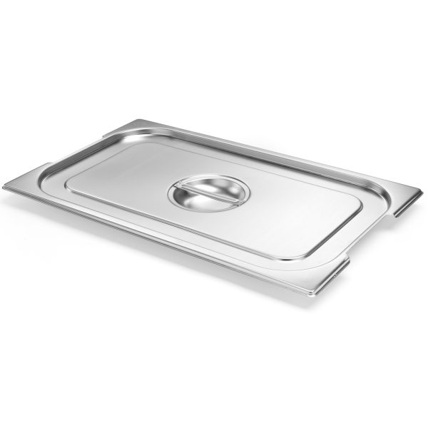 Vāks konteineram GN 1/1 ar griezumu apstrādes rokturiem 530x325mm Hendi 817810