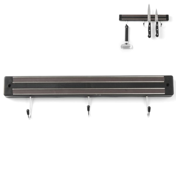 Nažu magnētiskā sloksne ar āķiem 300 mm - Hendi 820209