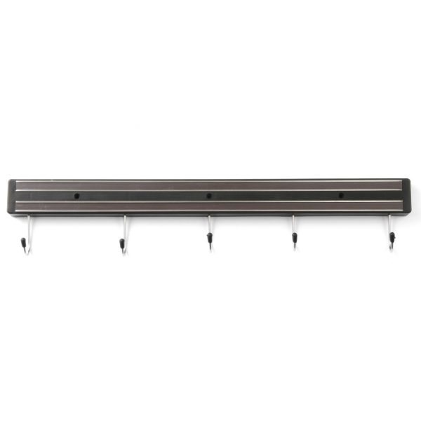 Magnētiskā nažu sliede ar āķiem, garums 450 mm - Hendi 820308