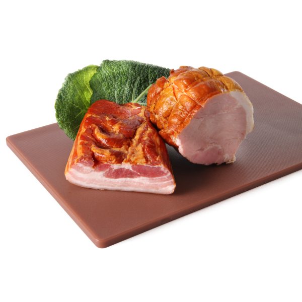 HACCP griešanas dēlis gaļai un aukstajiem uzkodas gabaliņiem 450x300mm brūns - Hendi 825556