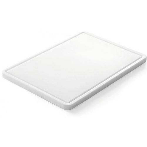 Virtuves dēlis griešanai un smalcināšanai ar HDPE rievu 35.5x25cm - Hendi 826362