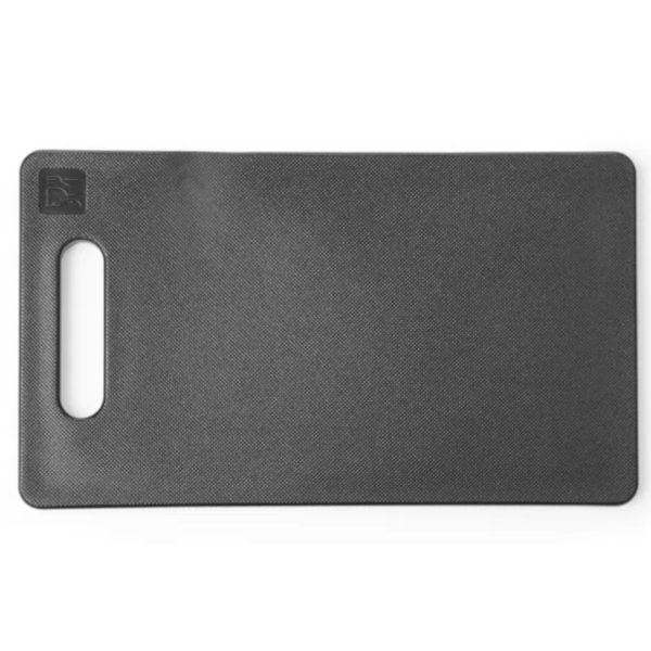 Universāls griešanas dēlis ar rokturi 250 x 150 mm melns - Hendi 826478