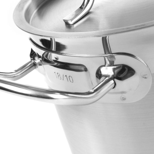 Profi Line augsts katls ar vāku, sendviča dibens, 6 l, diametrs 200 x 190 cm - Hendi 832202