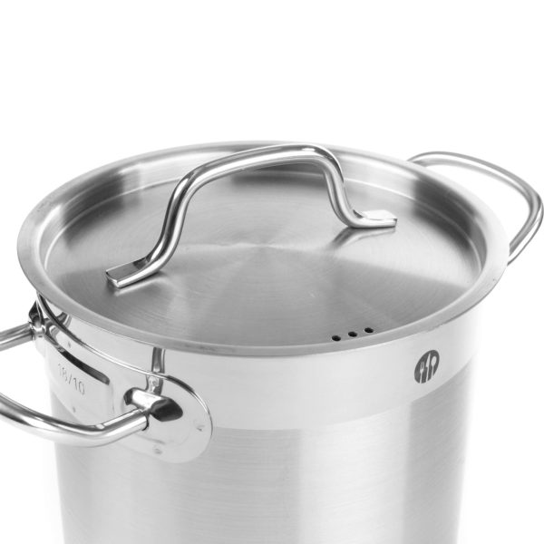 Profi Line augsts katls ar vāku, sendviča dibens, 6 l, diametrs 200 x 190 cm - Hendi 832202