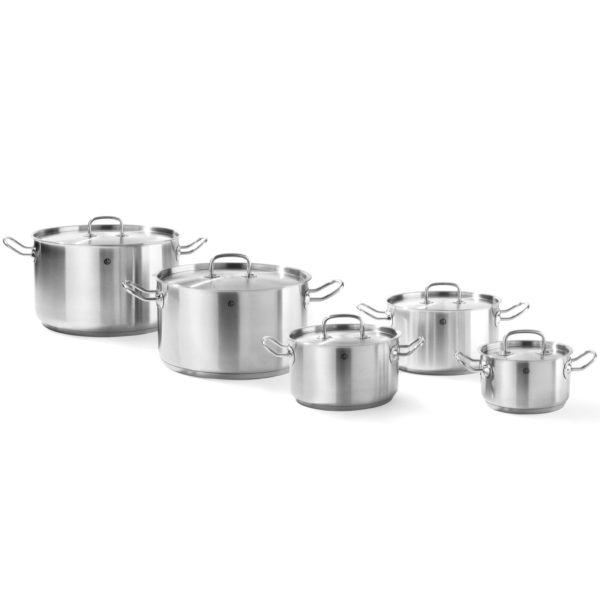 Kitchen Line vidēja izmēra katls ar vāku 9,5 l, diametrs 280 x 155 mm - Hendi 836408