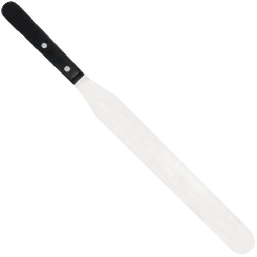 Lāpstiņa flastic flastic melna mirgošana Creme 300 mm kūkai - Hendi 840931