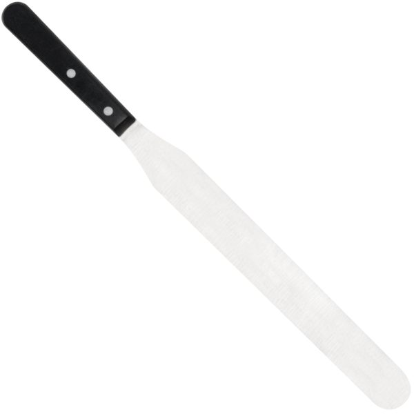 Lāpstiņa flastic flastic melna mirgošana Creme 300 mm kūkai - Hendi 840931