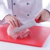 HACCP vārīšanas nazis neapstrādātai gaļai 320 mm - sarkanā krāsā - Hendi 842621