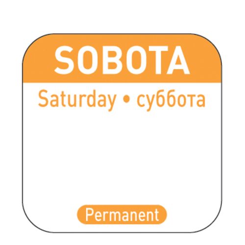 Pārtikas nekaitīguma uzlīmes vairākām lietošanas konteineriem sestdienas PL RE 1000 gab. Hendi 850121