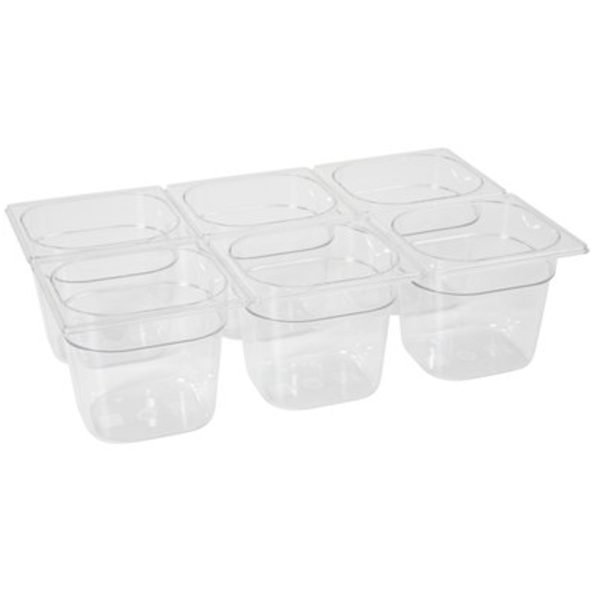 kas izgatavots no polikarbonāta GN 1/6 augstuma 65 mm - Hendi 861738