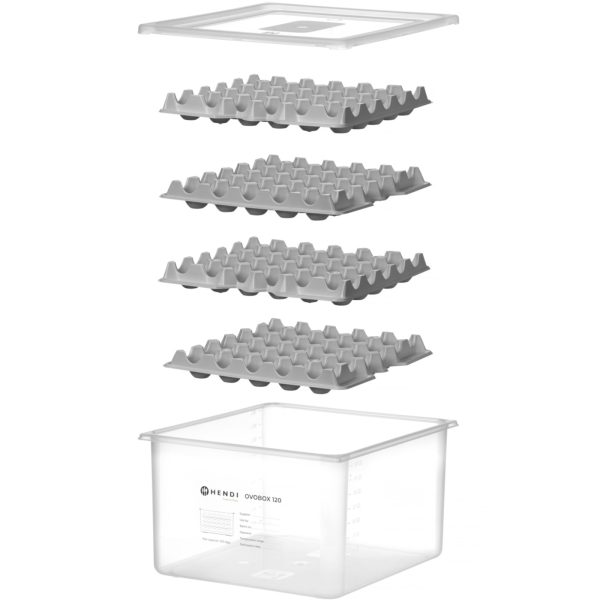 Olu trauks 8 paplātes 120 ovobox olām 18 l 355 x 325 x 200 mm