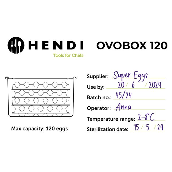 Olu trauks 8 paplātes 120 ovobox olām 18 l 355 x 325 x 200 mm