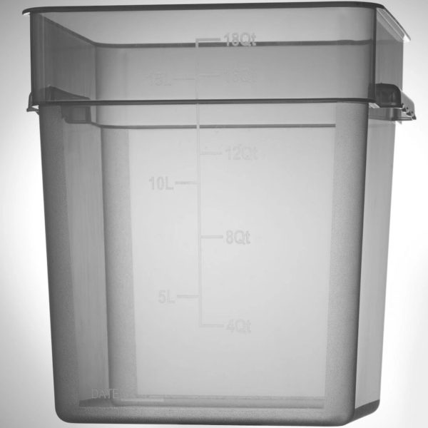 Pārtikas konteiners pārtikas glabāšanai ar skalu 17,2 L 290 x 290 x 320 mm - Hendi 870952