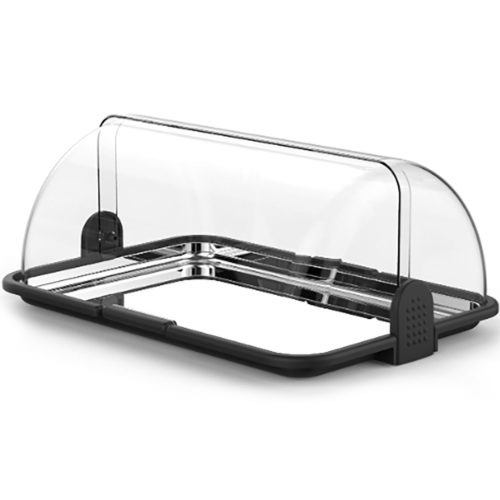 Bufetes displeja vietne ar roolltop vāku 465 x 315 x 195 mm - Hendi 871775