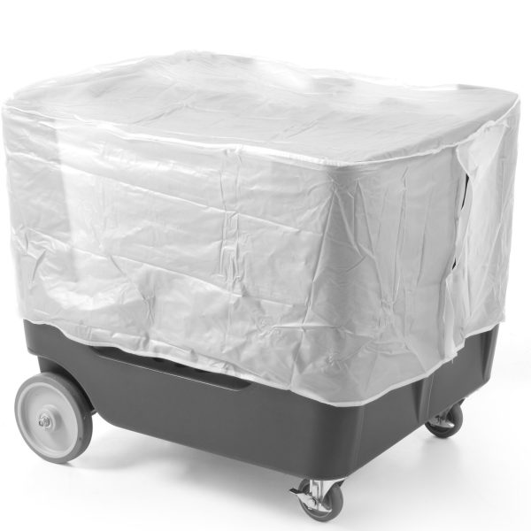 Ēdināšanas ratiņi ar vāku šķīvju transportēšanai līdz 300 mm